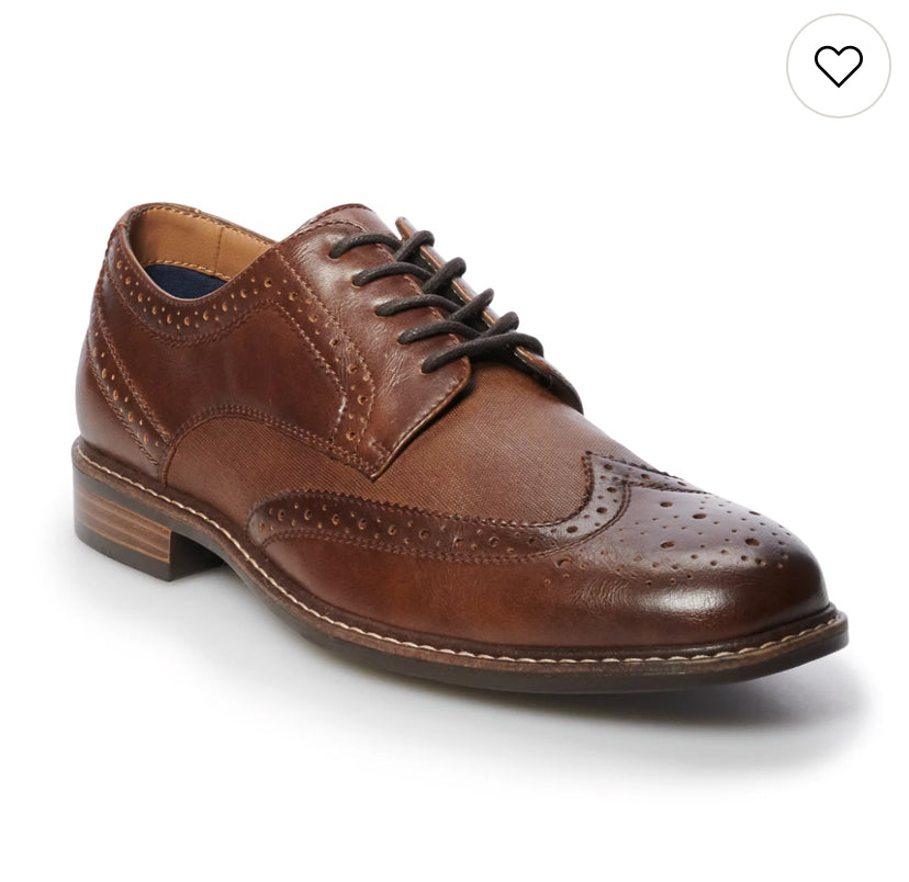 Elliot Men's Wingtip Dress Shoes