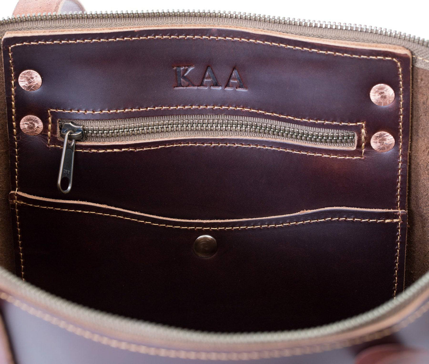 Lifetime Zippered Tote - Pebble by Lifetime Leather Co