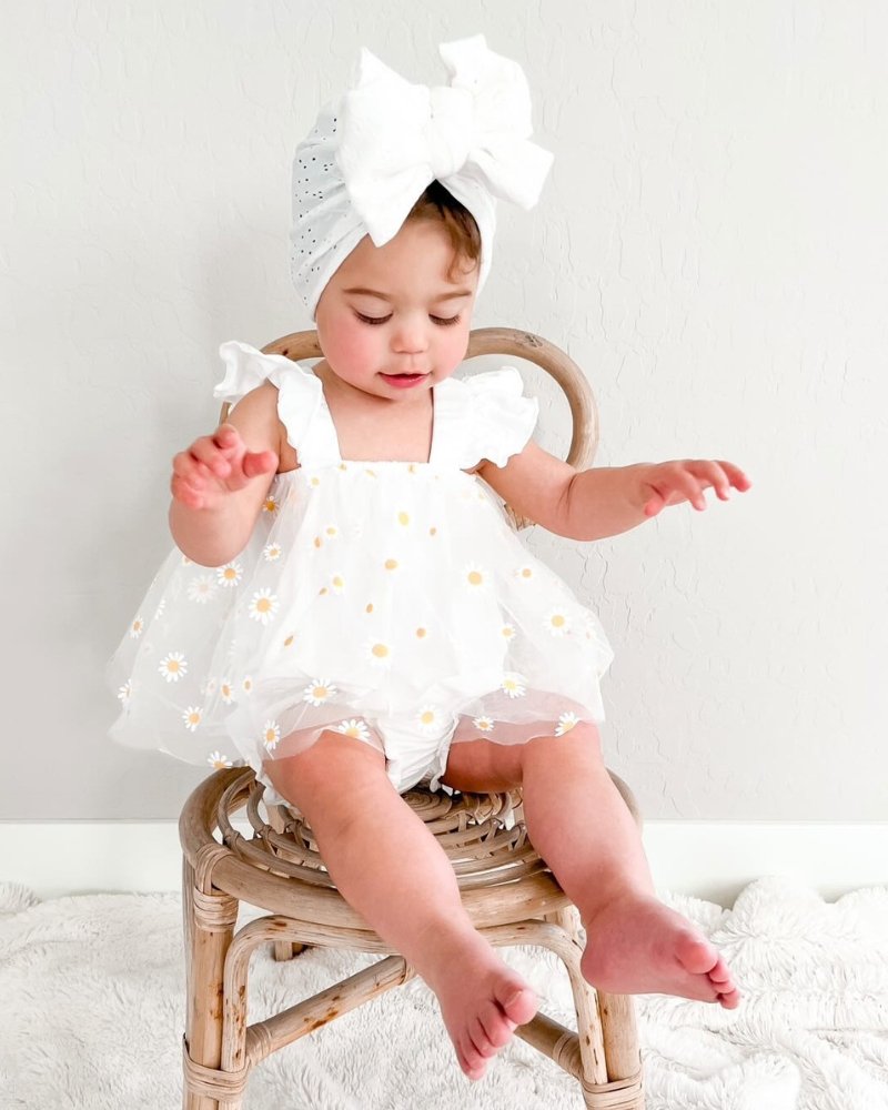 Dixie Dress Romper - Pickin' Daisies by Bailey's Blossoms