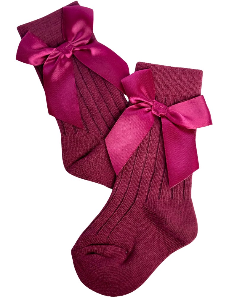 Martha Bow Front Midi Socks by Bailey's Blossoms