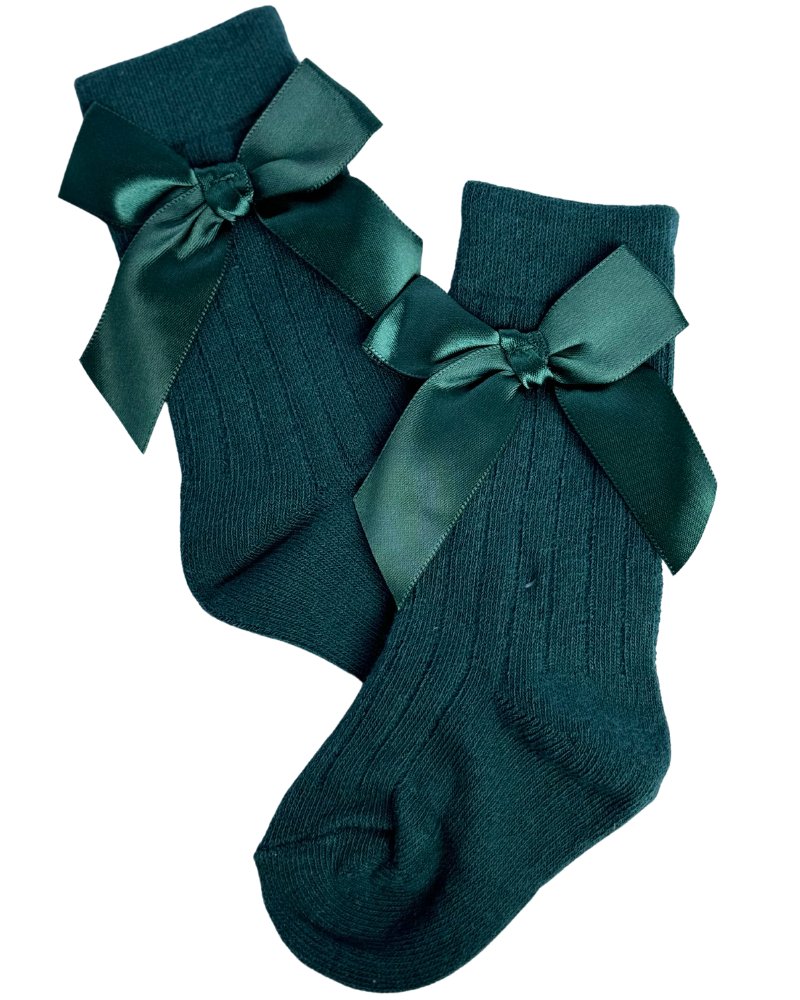 Martha Bow Front Midi Socks by Bailey's Blossoms